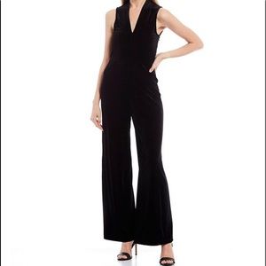 GB Deep V-Neck Wide Leg Jumpsuit